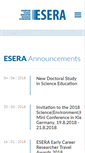 Mobile Screenshot of esera.org